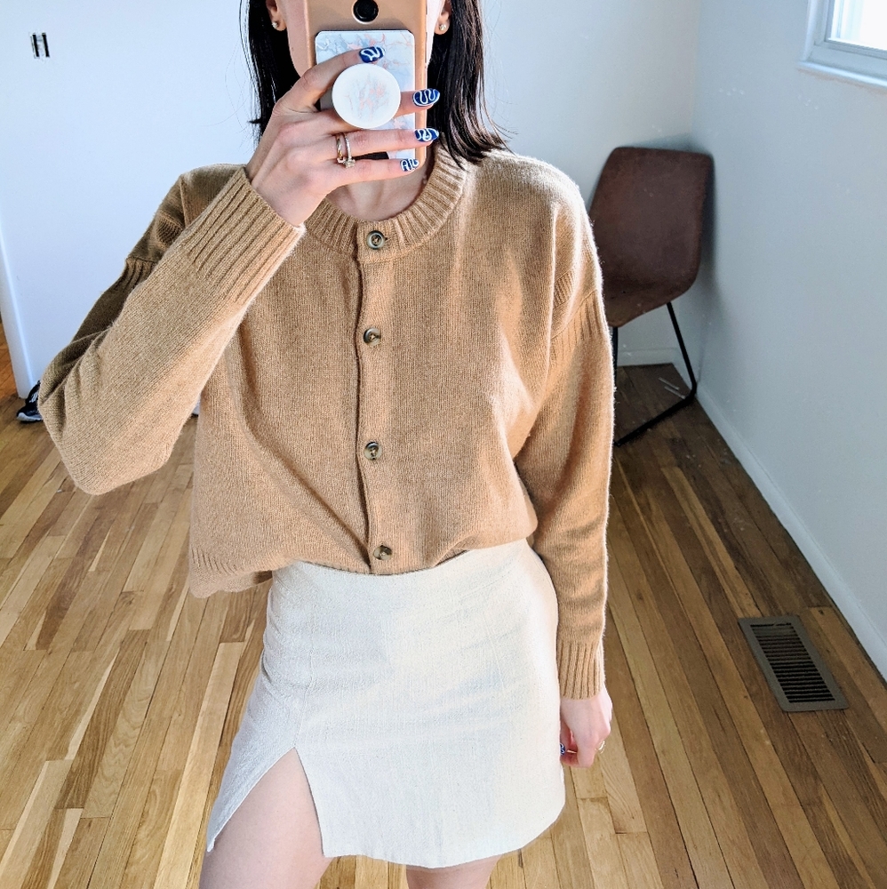 Madewell Cardigan XXS Beige/Tan